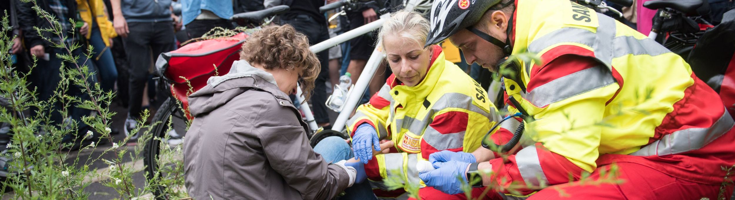 Ehrenamt im Sanitätsdienst beim ASB Chemnitz
